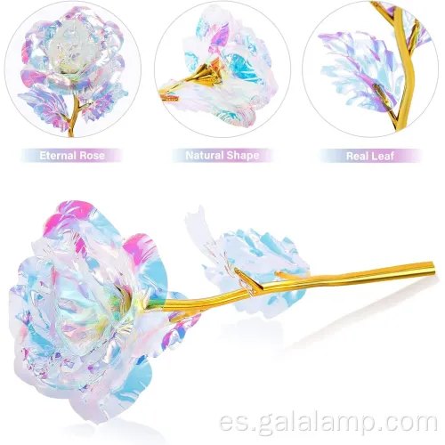 Galaxy Rose en Glass Dome Eternal Rose Regalo
